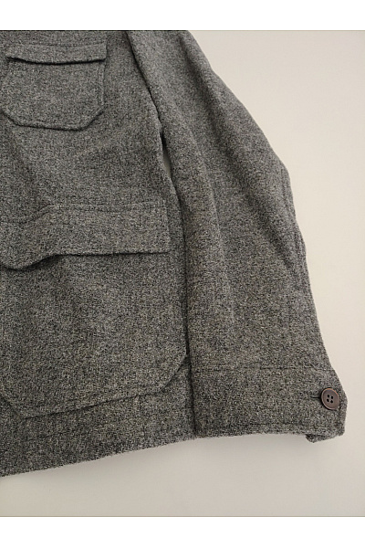 Schneiders Šedý vlněný košilový kabát krátký smart casual Velikost EU 48 | schneiders | obrázek 3