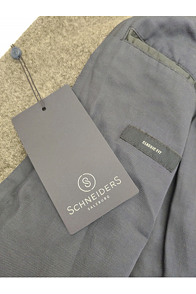 Schneiders Šedý vlněný košilový kabát krátký smart casual Velikost EU 48 | schneiders | obrázek 6