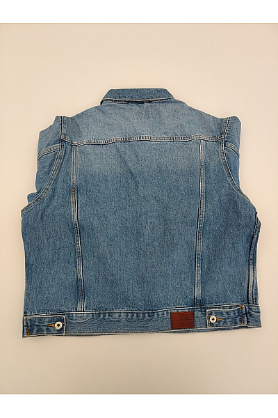 Pepe Jeans Modrá bavlněná džínová bunda krátká jarní Vel. M | Pepe Jeans | obrázek 8