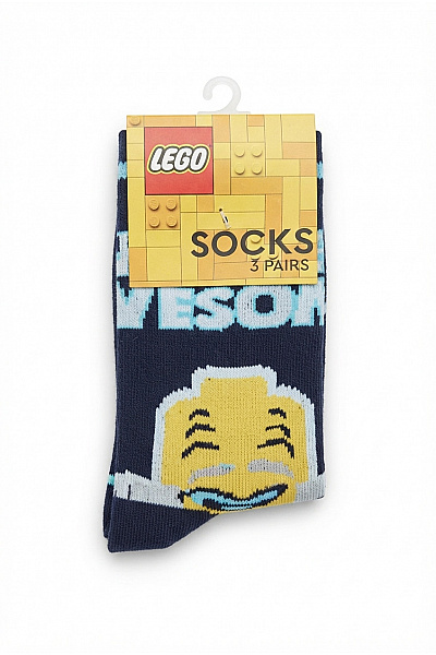 Lego Bavlněné Dětské Ponožky S Motivem Postavičky