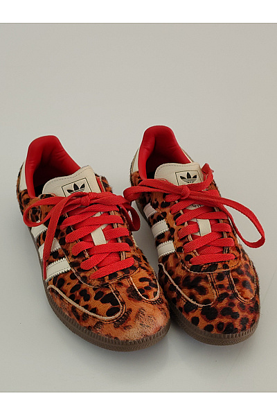 ADIDAS Dámské tenisky Samba OG Preloved Red Leopard Hnědé Červené Černé Vel. FR 37,5 | ADIDAS | obrázek 2