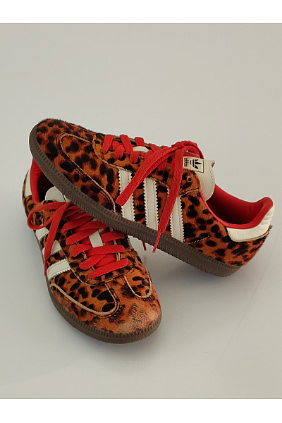 ADIDAS Dámské tenisky Samba OG Preloved Red Leopard Hnědé Červené Černé Vel. FR 37,5 | ADIDAS | obrázek 4