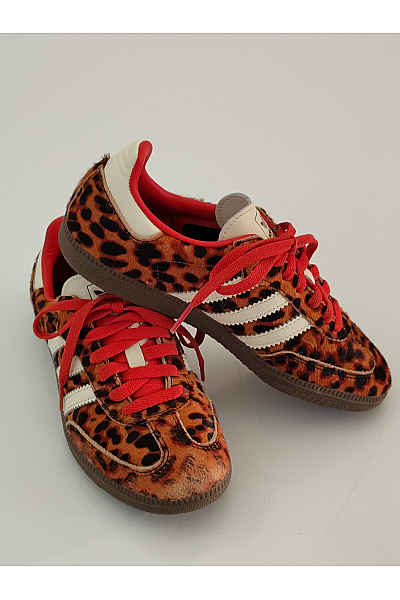 ADIDAS Dámské tenisky Samba OG Preloved Red Leopard Hnědé Červené Černé Vel. FR 37,5 | ADIDAS | obrázek 5