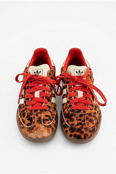 ADIDAS Dámské Tenisky Samba OG Preloved Red Leopard Hnědé Červené Černé Vel. FR 37,5