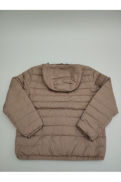 Dámská prošívaná přechodná bunda s kapucí khaki Velikost M | Unimoda | obrázek 5