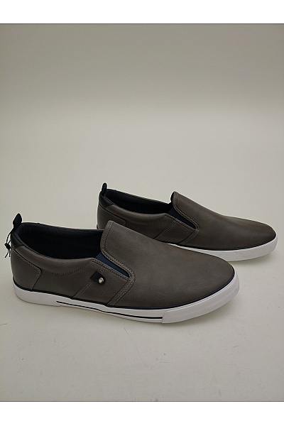 Pánské tenisky slip-on Šedé Modré Velikost EU 47 | Unimoda | obrázek 2
