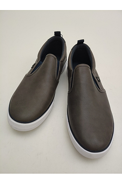 Pánské tenisky slip-on Šedé Modré Velikost EU 47 | Unimoda | obrázek 3