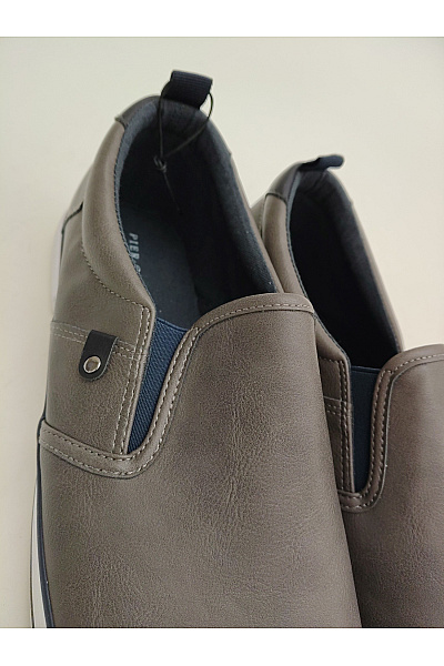 Pánské tenisky slip-on Šedé Modré Velikost EU 47 | Unimoda | obrázek 6