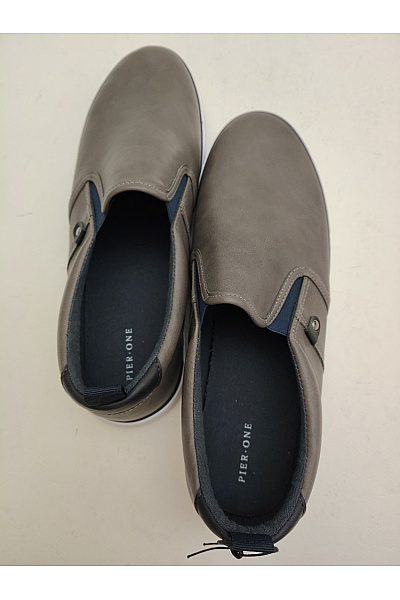 Pánské tenisky slip-on Šedé Modré Velikost EU 47 | Unimoda | obrázek 7