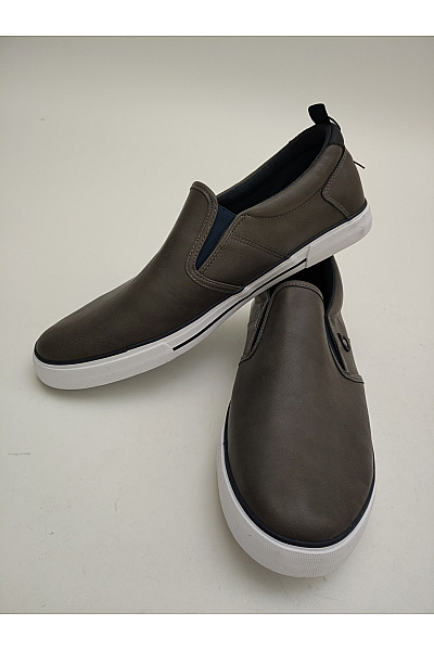 Pánské tenisky slip-on Šedé Modré Velikost EU 47 | Unimoda | obrázek 9