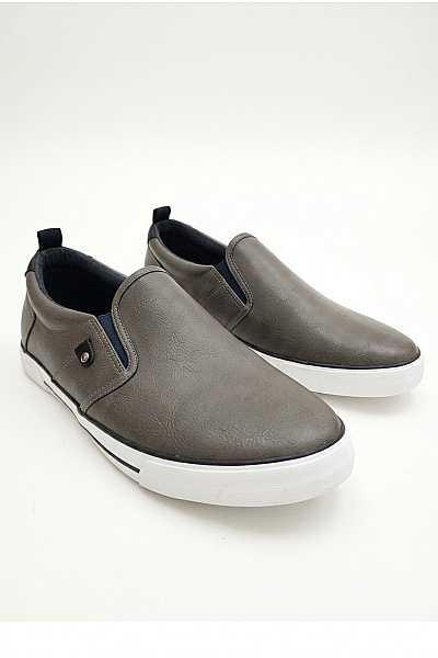 Pánské Tenisky Slip-on Šedé Modré Velikost EU 47