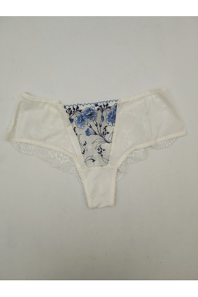 Kamea lingerie Dámské bílé krajkové kalhotky s květinovým vzorem | kamea lingerie | obrázek 2