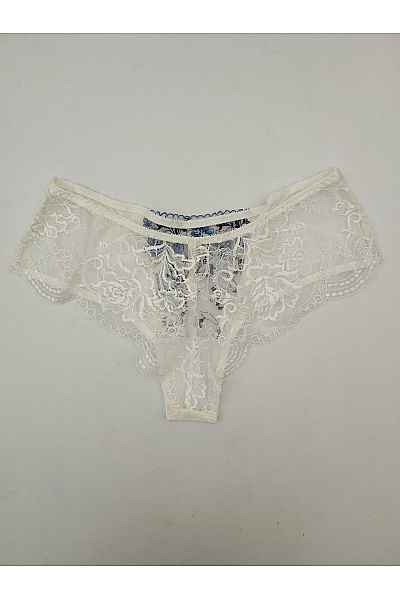 Kamea lingerie Dámské bílé krajkové kalhotky s květinovým vzorem | kamea lingerie | obrázek 5