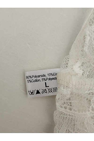 Kamea lingerie Dámské bílé krajkové kalhotky s květinovým vzorem | kamea lingerie | obrázek 8
