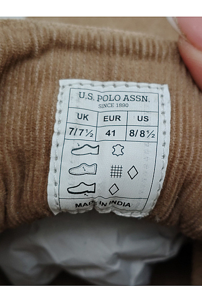 U.S.POLO ASSN. Pánské béžové semišové kotníkové boty šněrovací vycházkové Vel. EU 41 | U.S.POLO ASSN. | obrázek 8