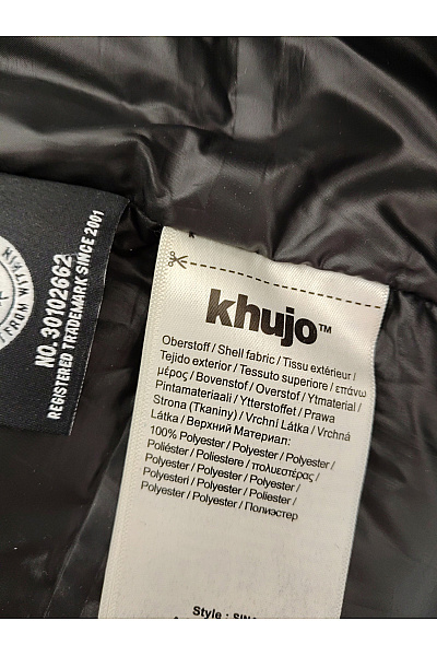Khujo Dámská černá zimní dlouhá parka s kapucí Vel. LARGE | Khujo | obrázek 7