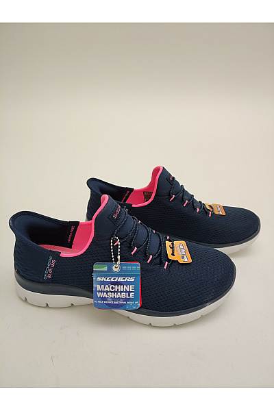 SKECHERS Dámské tenisky Hands Free Slip-ins: Summits - Diamond Dream Modré Růžové Velikost EU 38.5 | SKECHERS | obrázek 2