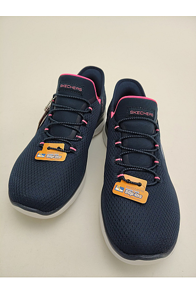 SKECHERS Dámské tenisky Hands Free Slip-ins: Summits - Diamond Dream Modré Růžové Velikost EU 38.5 | SKECHERS | obrázek 3