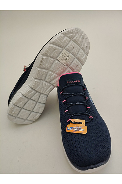 SKECHERS Dámské tenisky Hands Free Slip-ins: Summits - Diamond Dream Modré Růžové Velikost EU 38.5 | SKECHERS | obrázek 5