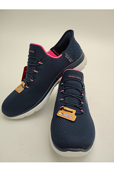 SKECHERS Dámské tenisky Hands Free Slip-ins: Summits - Diamond Dream Modré Růžové Velikost EU 38.5 | SKECHERS | obrázek 10