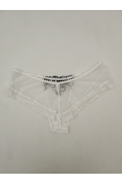 Kamea lingerie Dámské luxusní bílé krajkové kalhotky Vel. EU XL | kamea lingerie | obrázek 5
