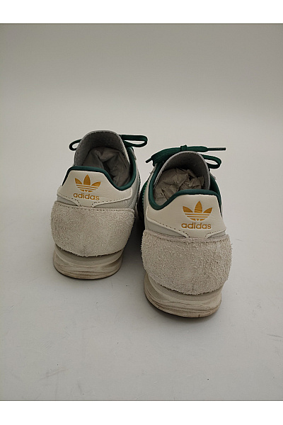 ADIDAS tenisky Dámské béžové se zelenými pruhy jarní volnočasové šněrovací Velikost FR 40 | ADIDAS | obrázek 4