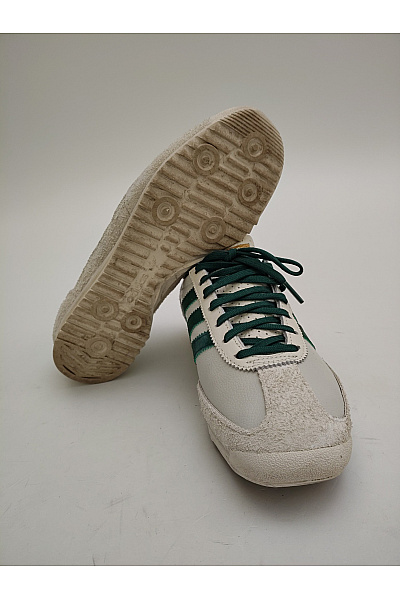 ADIDAS tenisky Dámské béžové se zelenými pruhy jarní volnočasové šněrovací Velikost FR 40 | ADIDAS | obrázek 5