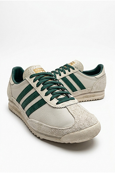 ADIDAS Tenisky Dámské Béžové Se Zelenými Pruhy Jarní Volnočasové šněrovací Velikost FR 40