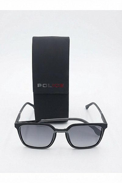 Police Černé Sluneční Brýle Hranaté Outdoor Smart Casual