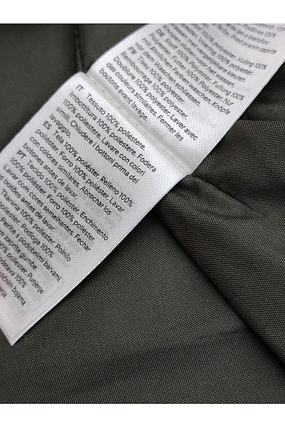 LINDEX Dámská khaki prošívaná přechodová bunda oversize Vel. EU S | LINDEX | obrázek 8
