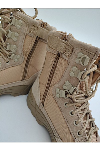 Brandit Pánské khaki kotníkové outdoorové boty šněrovací na zip Vel. EU 43 | Brandit | obrázek 7