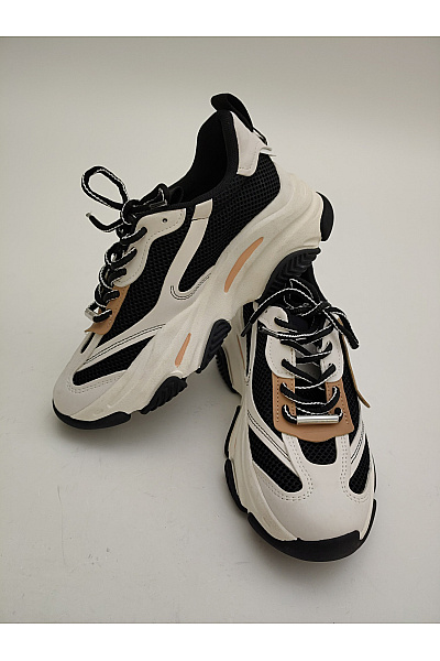 Steve Madden Dámské tenisky Possession Černé Béžové Hnědé Velikost US 6.5 | Steve Madden | obrázek 10