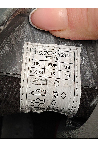 U.S.POLO ASSN. Pánské šedé semišové chelsea kotníkové boty vycházkové Vel. EU 43 | U.S.POLO ASSN. | obrázek 8