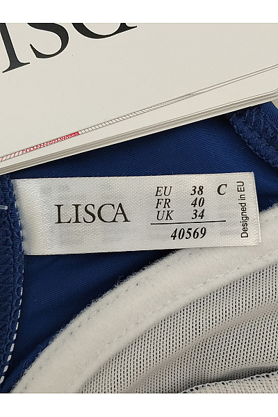 LISCA Modrá pruhovaná plavková podprsenka s kosticemi Velikost EU 38C | LISCA | obrázek 7