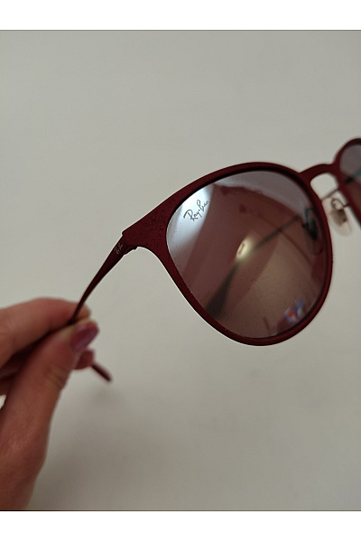 Ray Ban Červené sluneční brýle s kulatými obroučkami | Ray Ban | obrázek 8