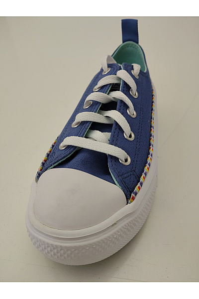 CONVERSE Dětské tenisky Chuck Taylor All Star Move Platform Low Top Modré Bílé Barevné Vel. 35 | CONVERSE | obrázek 7