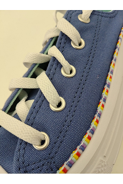CONVERSE Dětské tenisky Chuck Taylor All Star Move Platform Low Top Modré Bílé Barevné Vel. 35 | CONVERSE | obrázek 8
