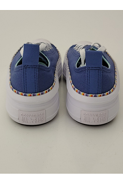CONVERSE Dětské tenisky Chuck Taylor All Star Move Platform Low Top Modré Bílé Barevné Vel. 35 | CONVERSE | obrázek 10