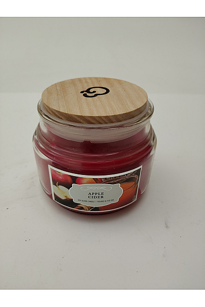 Vonná svíčka Apple Cider červená v dóze | Unimoda | obrázek 2