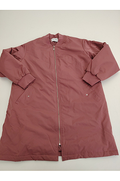 Dámská přechodná bomber bunda se zipem Velikost DE 48 | Unimoda | obrázek 3