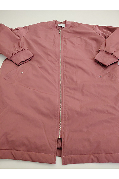 Dámská přechodná bomber bunda se zipem Velikost DE 48 | Unimoda | obrázek 4