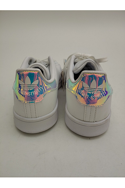 ADIDAS Dámské tenisky Stan Smith J Iridescent Bílé Barevné Velikost US 4.5 | ADIDAS | obrázek 4