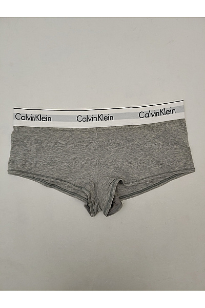 Calvin Klein Dámské bavlněné šedé kalhotky typu kraťásky Velikost S | Calvin Klein | obrázek 2
