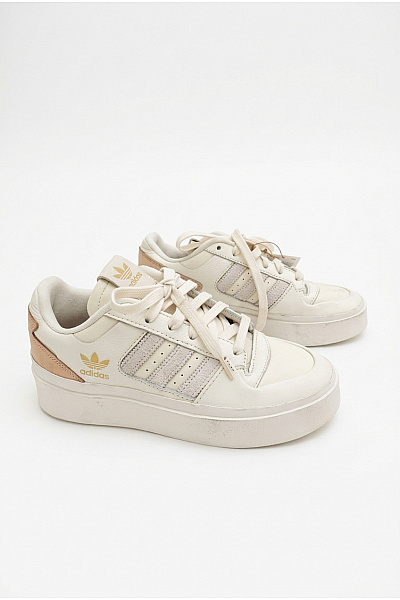 ADIDAS Dámské Tenisky Originals Forum Bold Stripes Béžové Hnědé Vel. FR 40