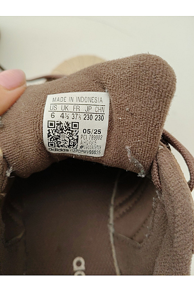 ADIDAS tenisky Hnědé semišové se šněrováním a kulatou špičkou Velikost 37 1/3 | ADIDAS | obrázek 6
