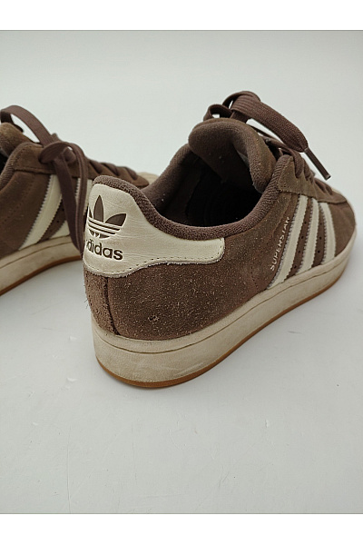 ADIDAS tenisky Hnědé semišové se šněrováním a kulatou špičkou Velikost 37 1/3 | ADIDAS | obrázek 9
