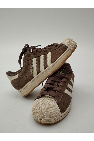 ADIDAS tenisky Hnědé semišové se šněrováním a kulatou špičkou Velikost 37 1/3 | ADIDAS | obrázek 10