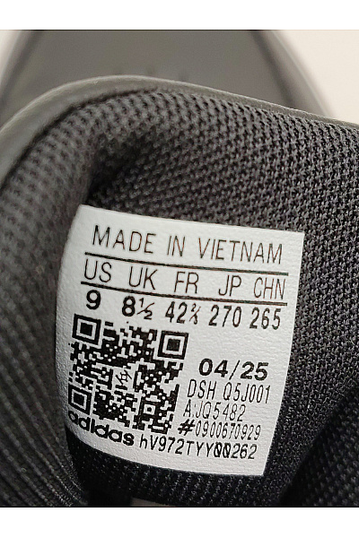 ADIDAS Pánské tenisky černé šněrovací volnočasové Velikost US 9 | ADIDAS | obrázek 8