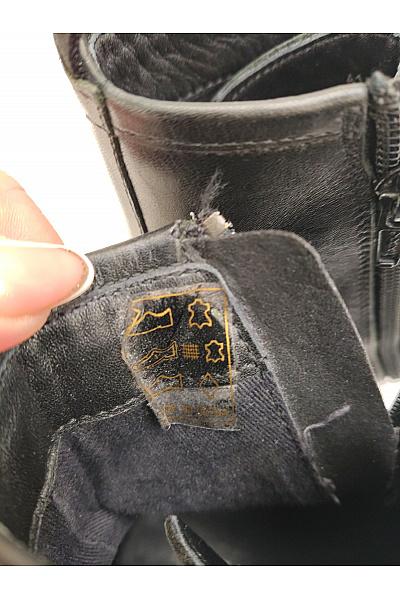 Černé kotníkové šněrovací boty na zip Velikost EU 41 | Unimoda | obrázek 9