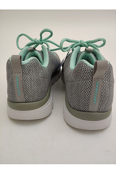 SKECHERS Dámské tenisky Graceful - Twisted Fortune Šedé Zelené Velikost US 9 | SKECHERS | obrázek 4